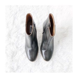 dune grey ankle boots